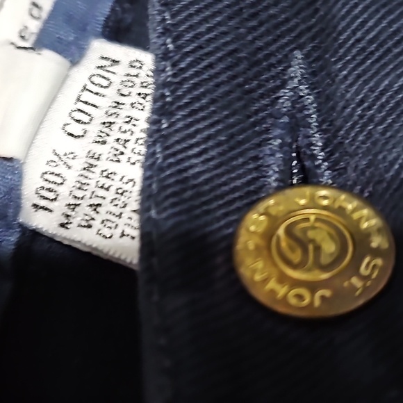 St. John Vintage Flags Jeans Size 2 - Picture 7 of 10